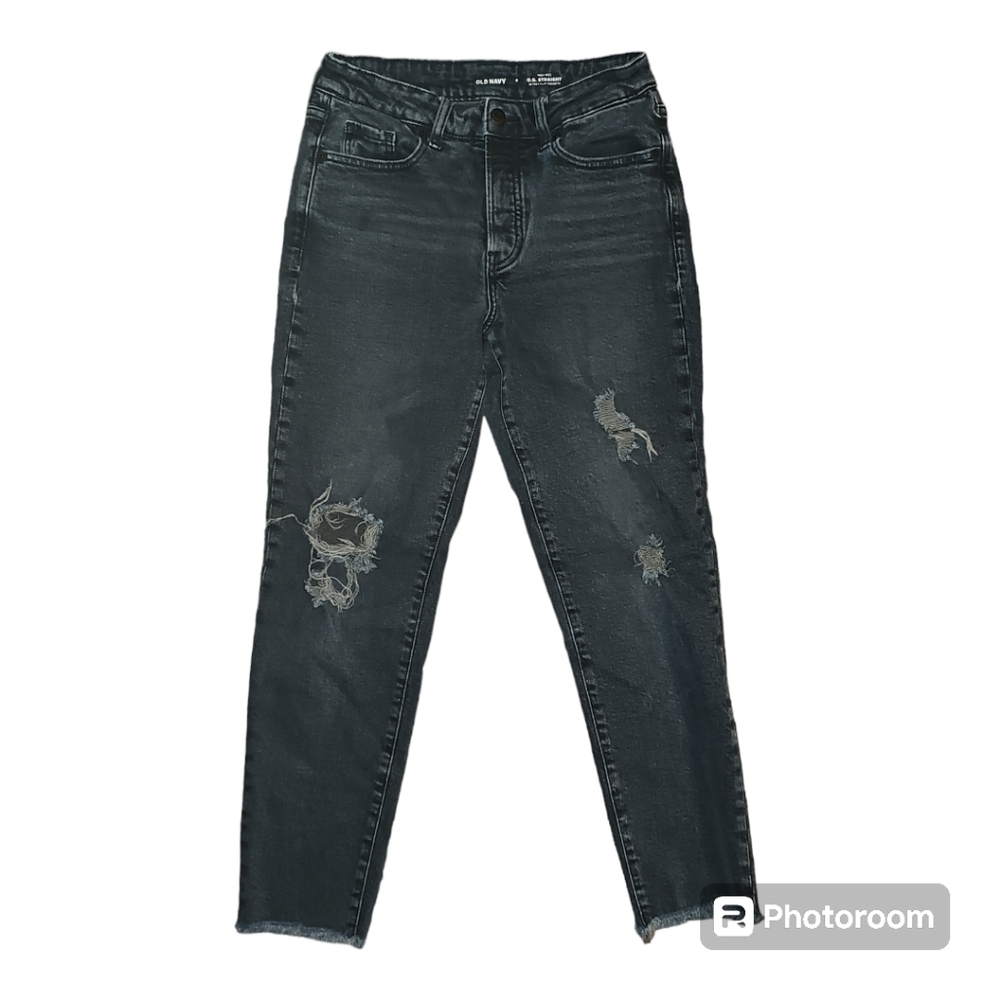 Old Navy High Rise straight.Size 4 - Picture 1 of 6